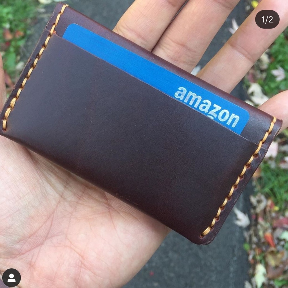 Valentine’s Day Handmade leather wallet